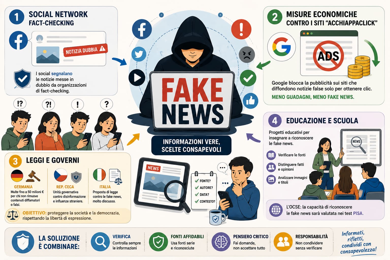 Cosa fanno le piattaforme e i governi contro le fake news